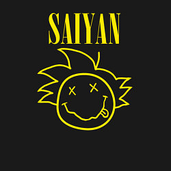 Свитшот хлопковый мужской Saiyan Dragon Ball, цвет: черный — фото 2