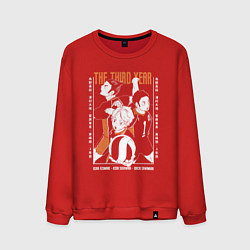 Мужской свитшот Haikyuu!! Хаику Волейбол третьегодки Асахи Азумане