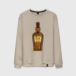 Свитшот хлопковый мужской Rum, цвет: миндальный