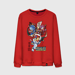 Мужской свитшот Samurai pizza cats