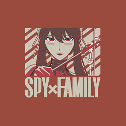 Свитшот хлопковый мужской Семья шпиона Spy X Family Yor Forger, цвет: кирпичный — фото 2