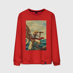 Мужской свитшот Моряк и подзорная труба