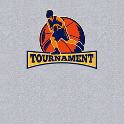 Свитшот хлопковый мужской Турнир по баскету, цвет: меланж — фото 2