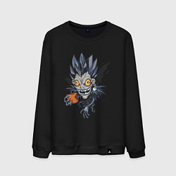 Свитшот хлопковый мужской Тетрадь смерти Рюк мульт Death Note, цвет: черный