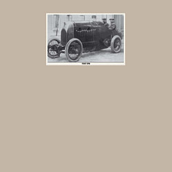 Свитшот хлопковый мужской Retro car Fiat S76, цвет: миндальный — фото 2