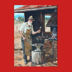 Свитшот хлопковый мужской Металлург, цвет: красный — фото 2