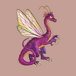 Свитшот хлопковый мужской HOMM3 Faerie Dragon, цвет: пыльно-розовый — фото 2