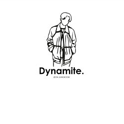 Свитшот хлопковый мужской BTS Dynamite Jeon Jungkook, цвет: белый — фото 2