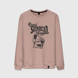 Свитшот хлопковый мужской Original reggae, цвет: пыльно-розовый