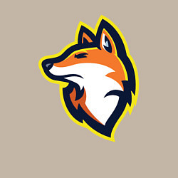 Свитшот хлопковый мужской Fox team, цвет: миндальный — фото 2