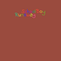 Свитшот хлопковый мужской Schoolboy Runaway - logo, цвет: кирпичный — фото 2