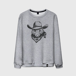 Мужской свитшот Опоссум ковбой