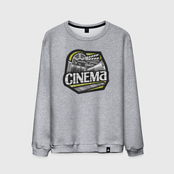 Свитшот хлопковый мужской Киношка, цвет: меланж