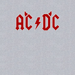 Свитшот хлопковый мужской AC DC devil, цвет: меланж — фото 2