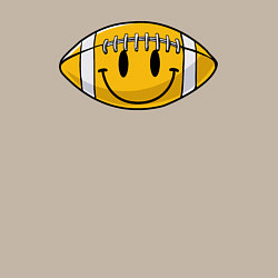 Свитшот хлопковый мужской Регби мяч, цвет: миндальный — фото 2