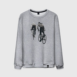Мужской свитшот Велосипедисты