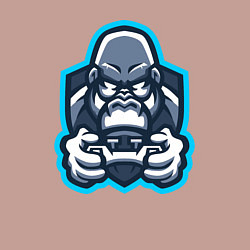 Свитшот хлопковый мужской Gamer monkey, цвет: пыльно-розовый — фото 2