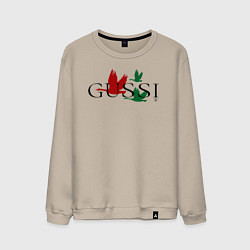 Мужской свитшот Гусси - гуси летят