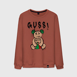 Мужской свитшот Гусси - мишка, гуси