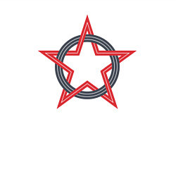 Свитшот хлопковый мужской Circle star USSR, цвет: белый — фото 2