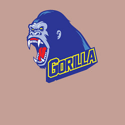 Свитшот хлопковый мужской Gorilla scream, цвет: пыльно-розовый — фото 2