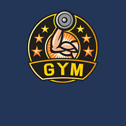 Свитшот хлопковый мужской Gym stars, цвет: тёмно-синий — фото 2