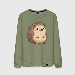 Мужской свитшот Ёжик арт