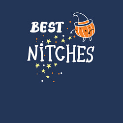 Свитшот хлопковый мужской Best nitches, цвет: тёмно-синий — фото 2