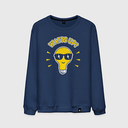 Мужской свитшот Лампочка - watts up