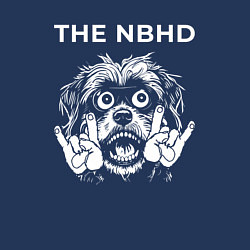 Свитшот хлопковый мужской The Neighbourhood rock dog, цвет: тёмно-синий — фото 2