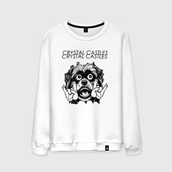 Мужской свитшот Crystal Castles - rock dog