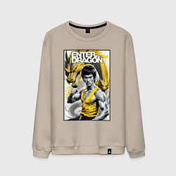 Мужской свитшот Выход дракона - Брюс Ли