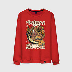 Мужской свитшот Хэллоуин ведьма