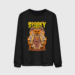 Мужской свитшот Хэллоуин spooky vibes