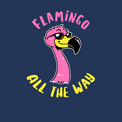 Свитшот хлопковый мужской Flamingo all the way, цвет: тёмно-синий — фото 2