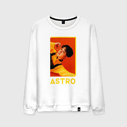 Свитшот хлопковый мужской Astro ЧжинЧжин, цвет: белый