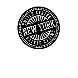 Свитшот хлопковый мужской United States - New York, цвет: белый — фото 2