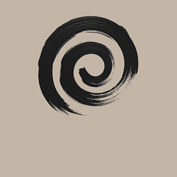 Свитшот хлопковый мужской Спираль, цвет: миндальный — фото 2