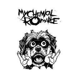 Свитшот хлопковый мужской My Chemical Romance - rock dog, цвет: белый — фото 2