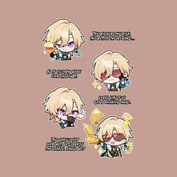 Свитшот хлопковый мужской Авантюрин фразы, цвет: пыльно-розовый — фото 2