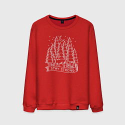 Мужской свитшот Будь сильным