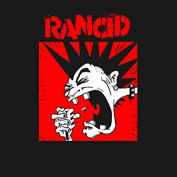 Свитшот хлопковый мужской Rancid punk rock, цвет: черный — фото 2