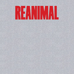 Свитшот хлопковый мужской Reanimal logo, цвет: меланж — фото 2