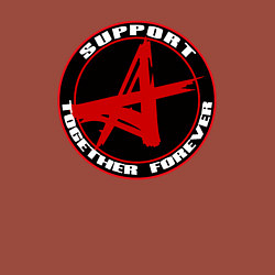 Свитшот хлопковый мужской Алиса support, цвет: кирпичный — фото 2