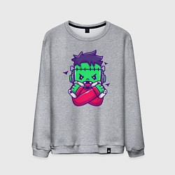 Мужской свитшот Франкенштейн геймер