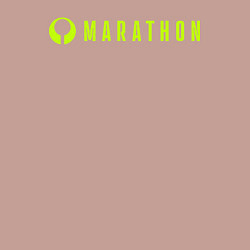 Свитшот хлопковый мужской Marthon logotype, цвет: пыльно-розовый — фото 2