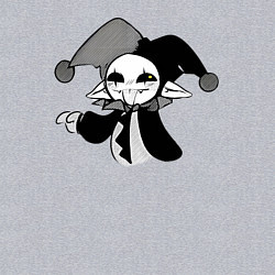 Свитшот хлопковый мужской Мультяшный клоун, цвет: меланж — фото 2