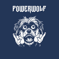 Свитшот хлопковый мужской Powerwolf rock dog, цвет: тёмно-синий — фото 2