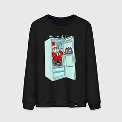 Мужской свитшот Санта в холодильнике