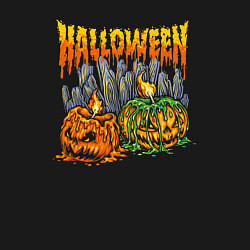 Свитшот хлопковый мужской Праздник Хэллоуин, цвет: черный — фото 2